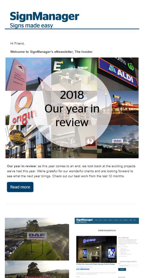 March 2018 SignManager Insider Newsletter